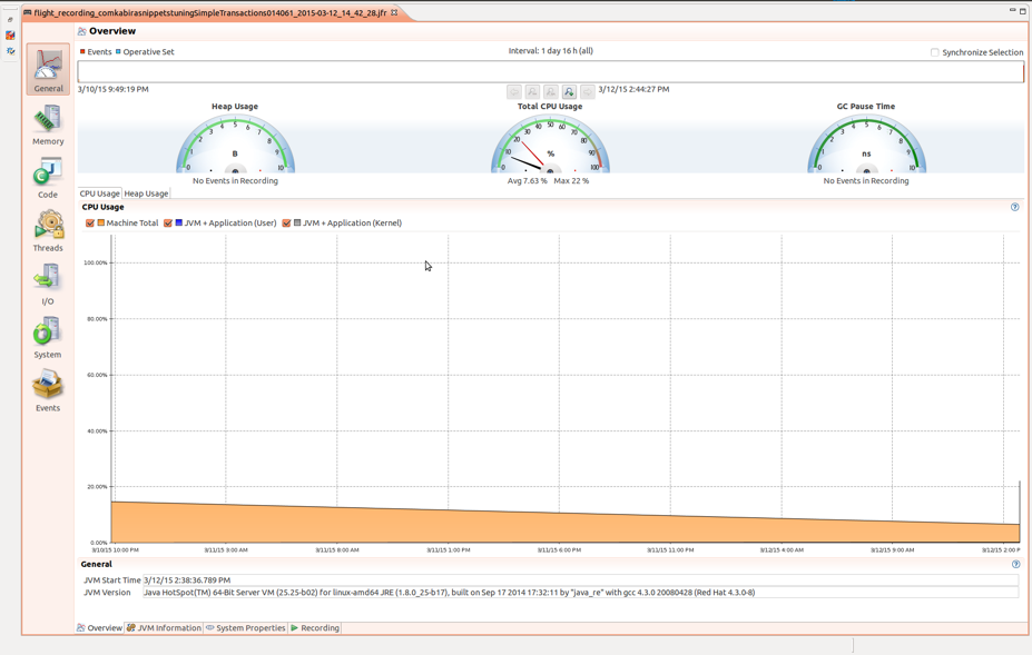 Java Mission Control Explorer